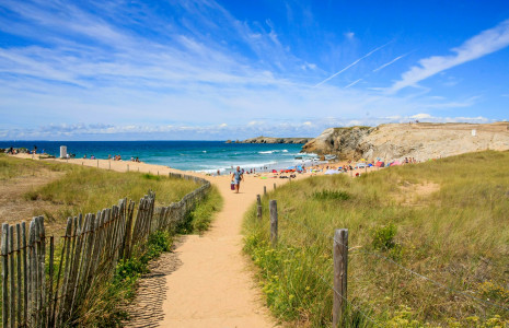 La côte sauvage et ses plages