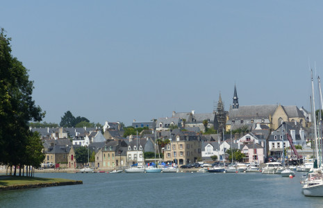 vue du port de St Goustan